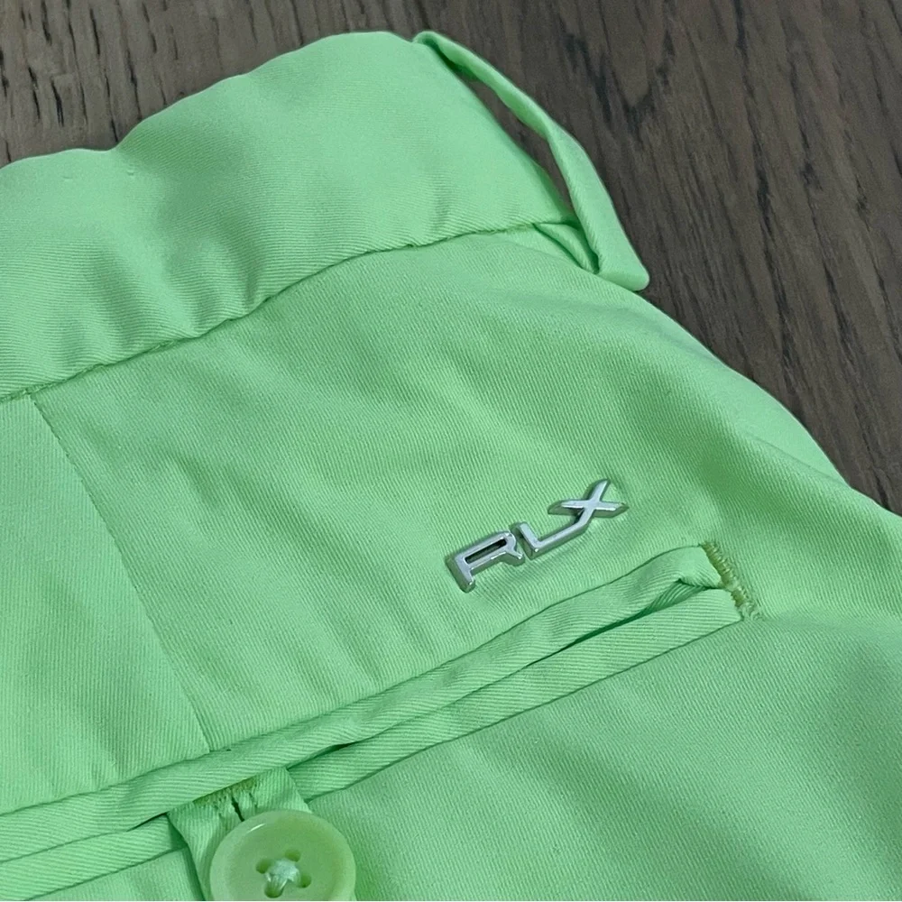 RLX Ralph Lauren Neon Green Golf Shorts Mens Size 29‎